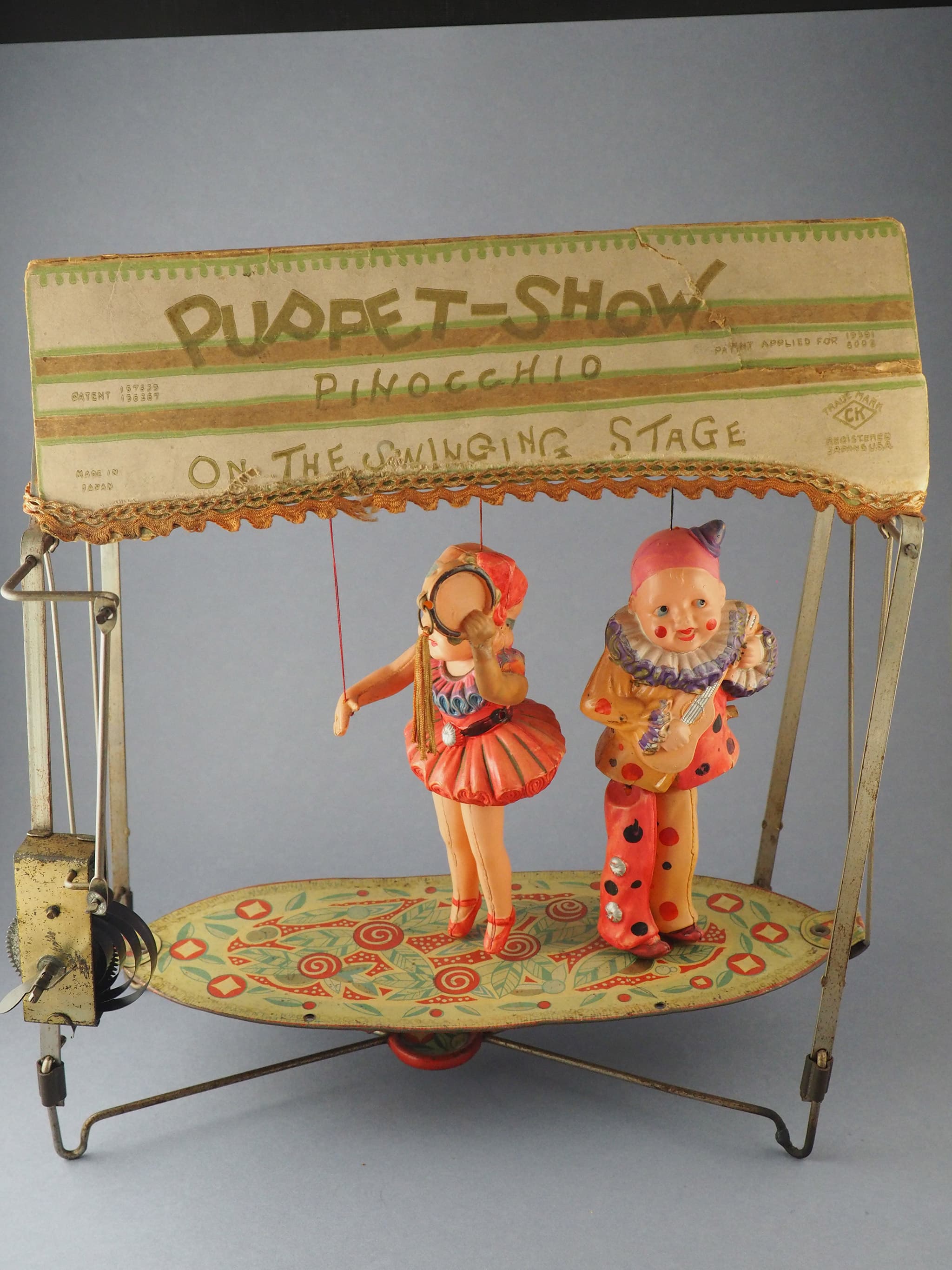 Puppet-Show Pinocchio on the Swinging Stage