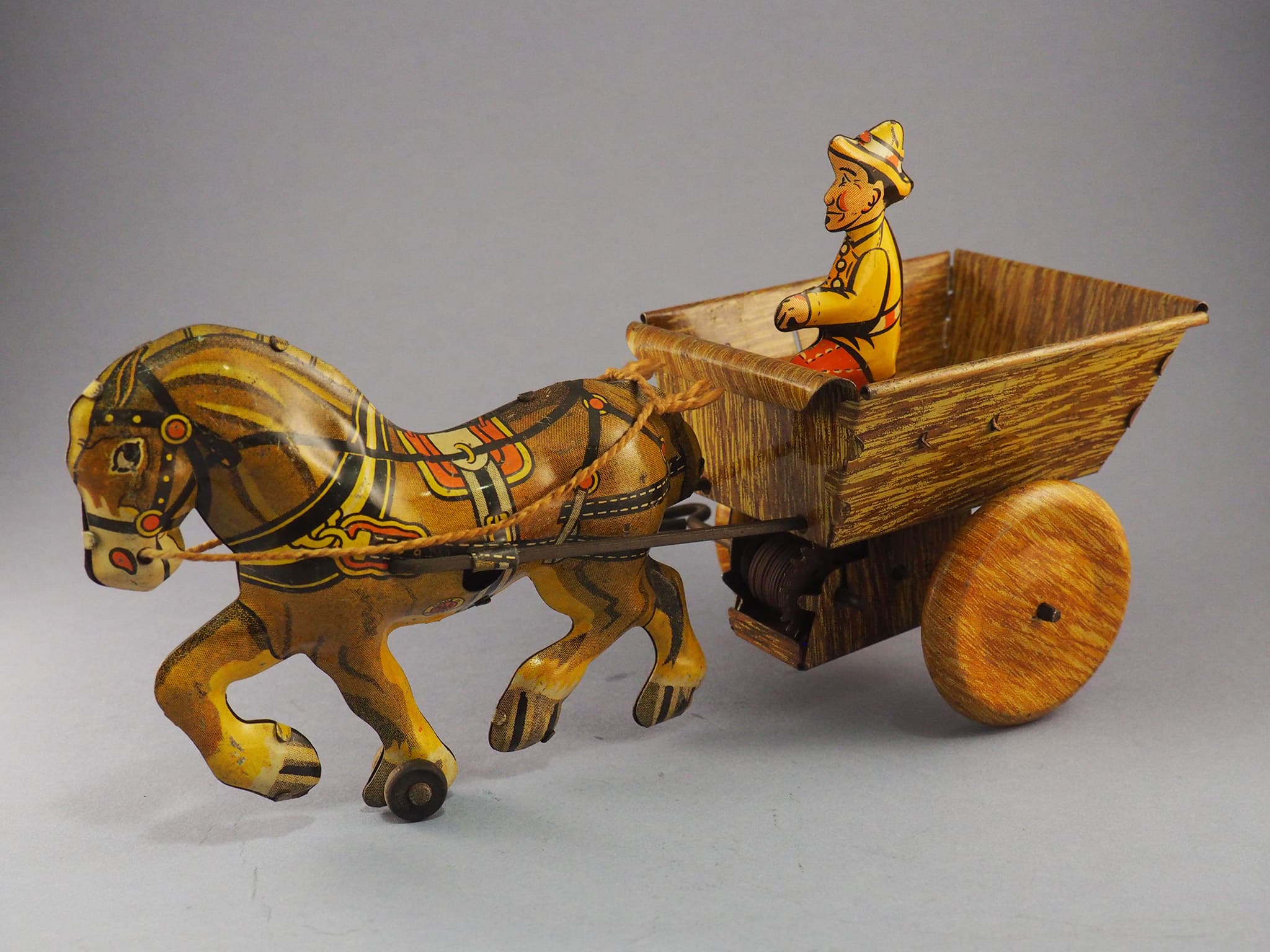 Horse with Cart and Driver