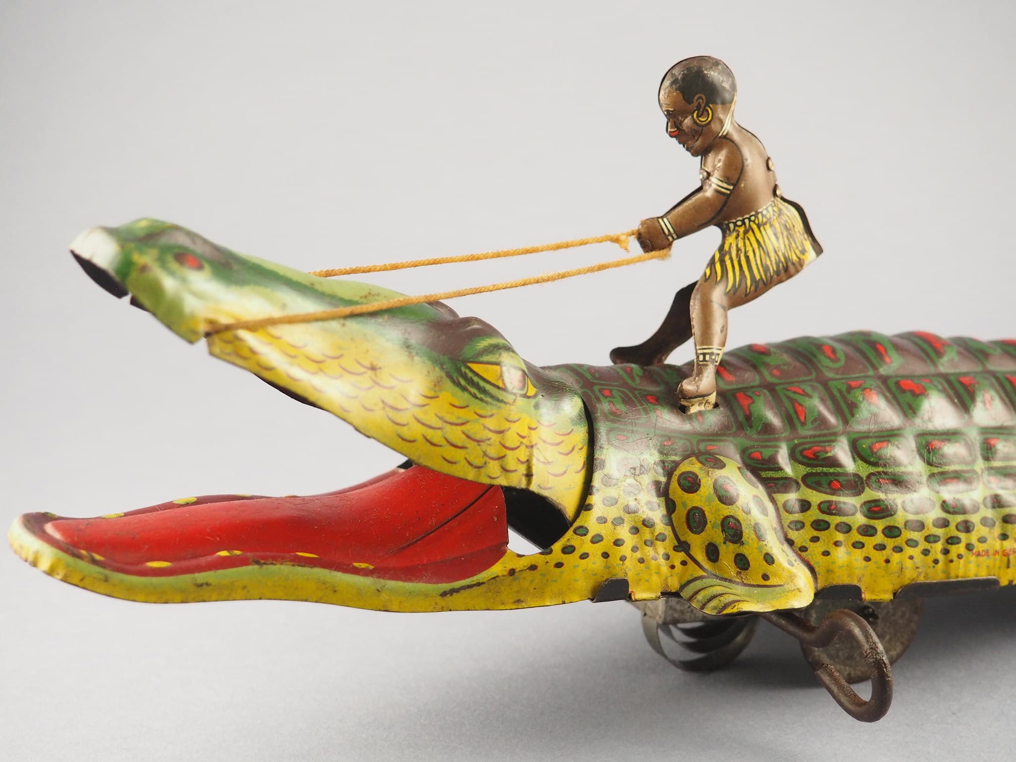 Crocodile with nigger boy
