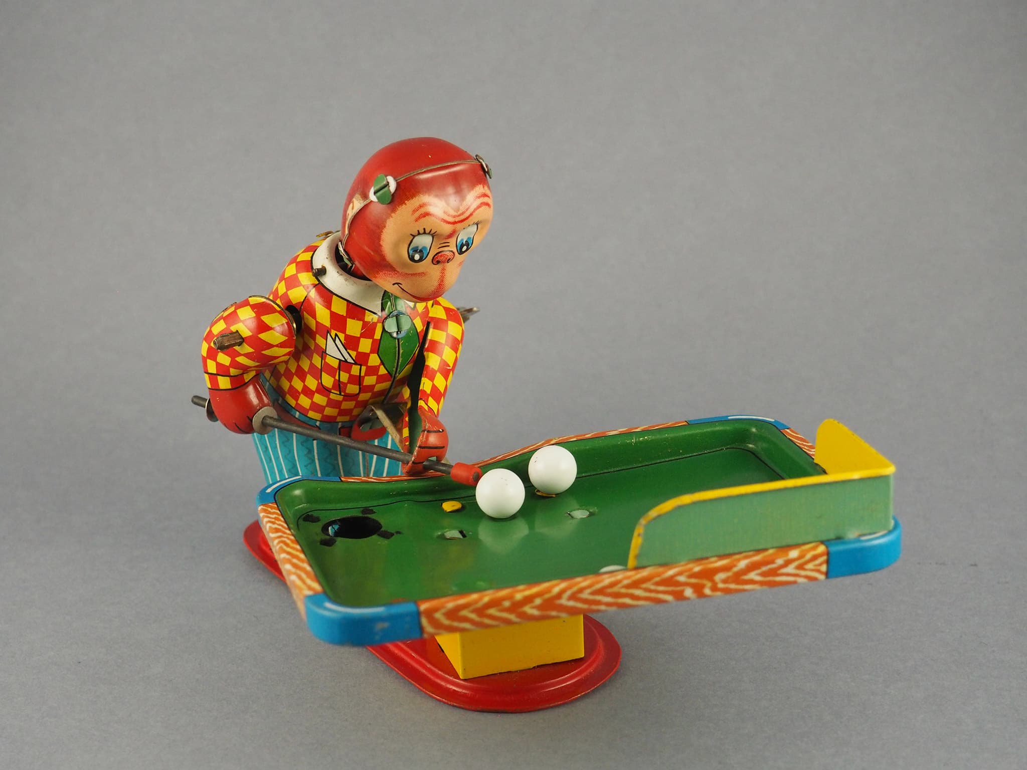 Lucky Monkey Playing Billiards