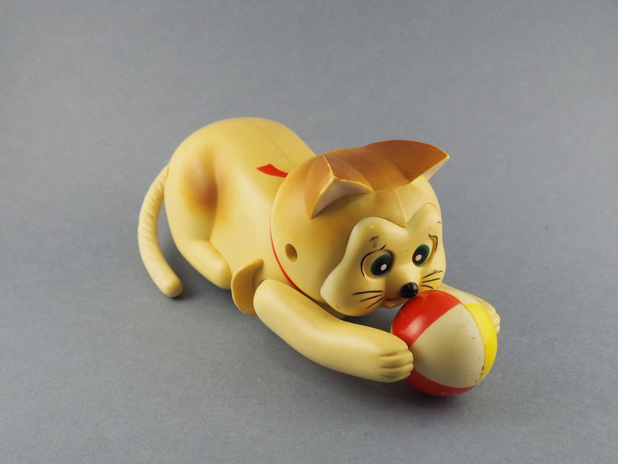 Cat with ball