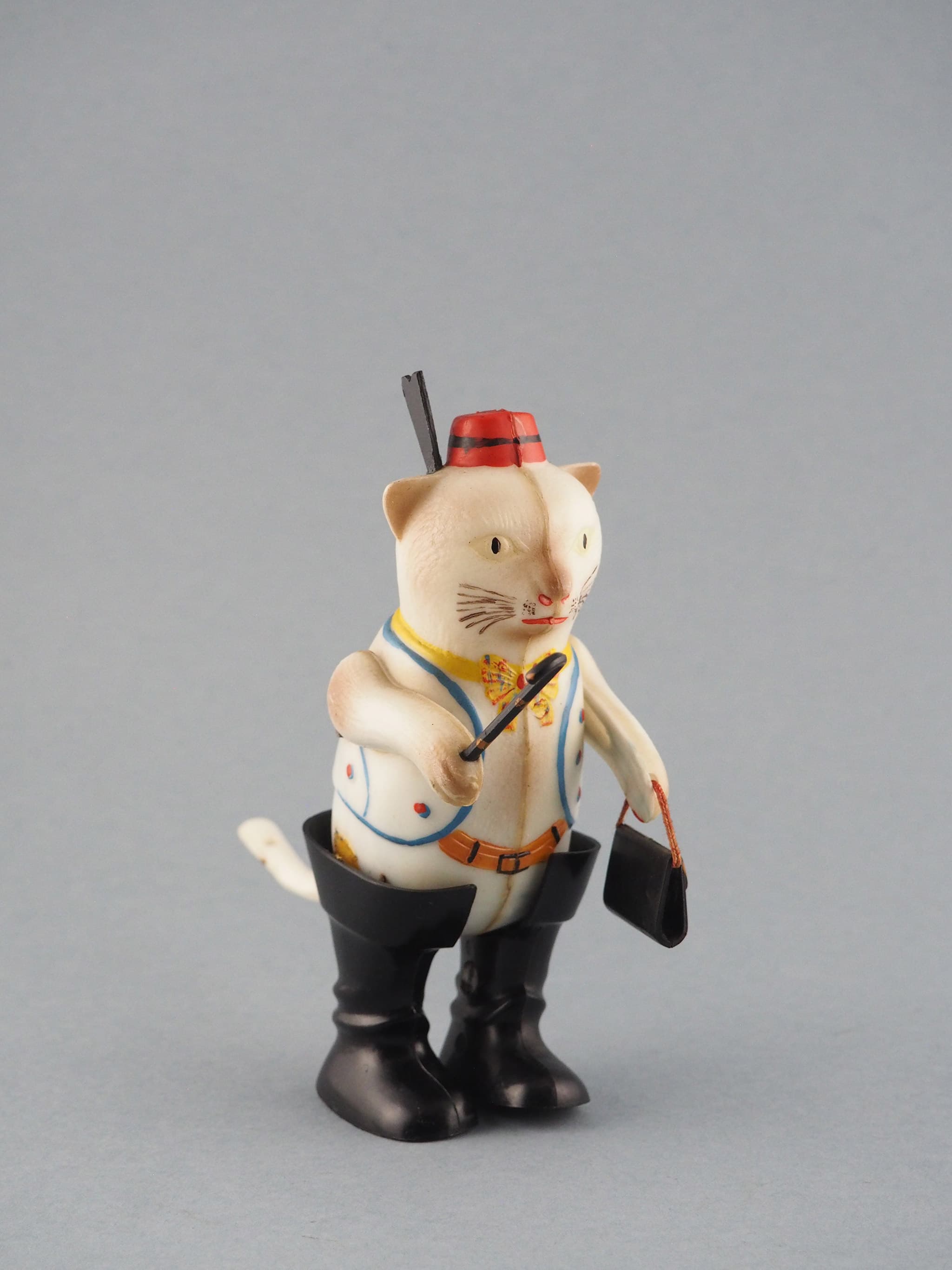 Gato com Bengala e Malinha